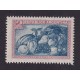 ARGENTINA 1935 GJ 762 ESTAMPILLA NUEVA MINT PAPEL RAYADO HORIZONTAL U$ 2,60